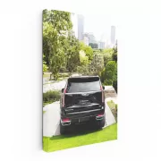 Cadillac Escalade in Urban Scene - Luxurious Powerhouse