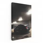 Black Cadillac in Underground Parking - Elegance Redefined