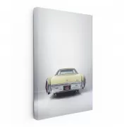 Vintage Yellow Cadillac - Classic Elegance in Motion