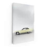 Vintage Yellow Cadillac - Classic Elegance on Wheels