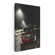 Night City Cadillac in Red - Sleek and Stylish Ride