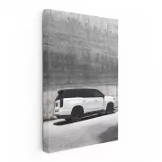 Cadillac White Wall - Classic Elegance in Concrete Jungle