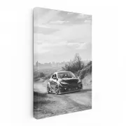 Honda Civic Black & White 3 - Stylish & Compact Ride