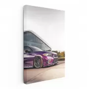 Honda Civic at Glass Building - Modern Elegance in Motion