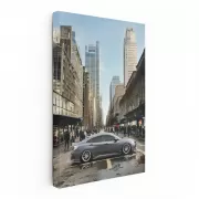 Grey Honda Civic Urban Drive - Sleek and Stylish