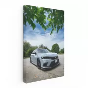 Honda Civic in Natural Setting - Fuel-Efficient and Reliable