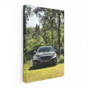 Honda Civic in Forest - Compact Adventure Machine