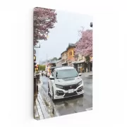 Honda Civic Cruising Kyoto Streets - Reliable and Stylish